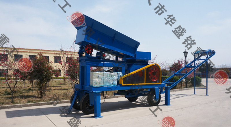 移動(dòng)對(duì)輥破碎機(jī)性能